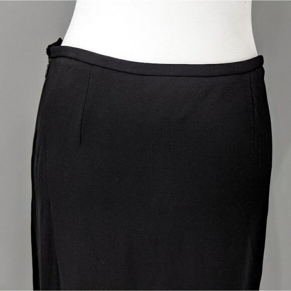 DKNY Pleated Bottom Straight Pencil Skirt Size M - Picture 5 of 11
